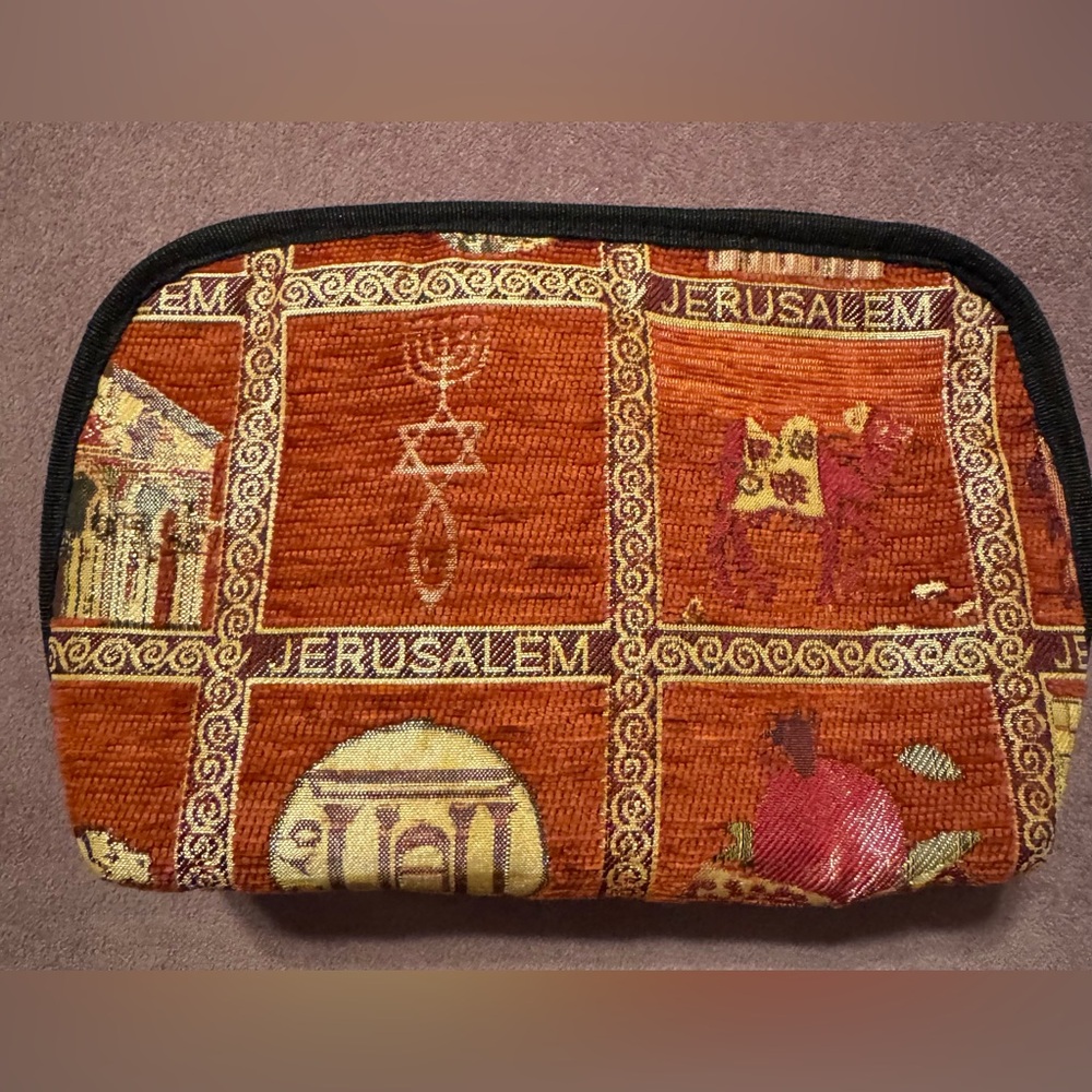 Jerusalem Themed Makeup Bag NWOT